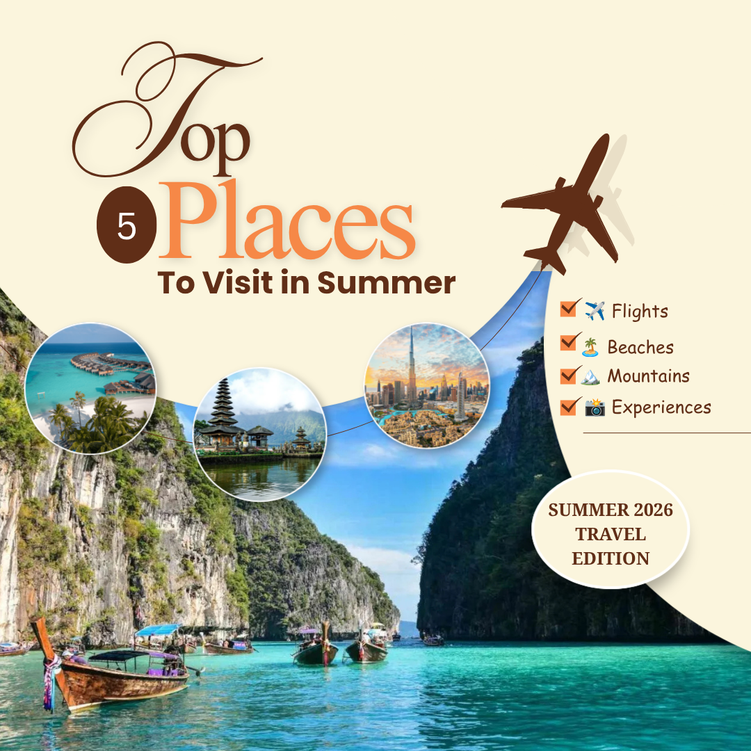 5 places visit summer